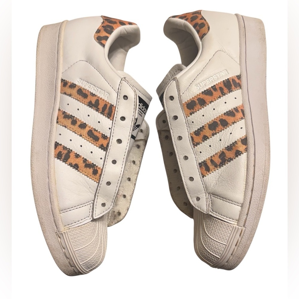 Adidas Superstar Animal Print Sneakers- no laces - Picture 2 of 5
